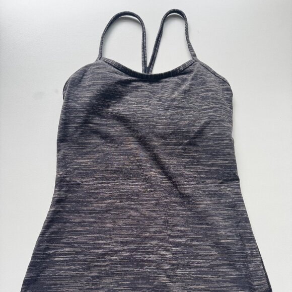 Lululemon Power Y Tank, Grey stripe - Picture 1 of 3